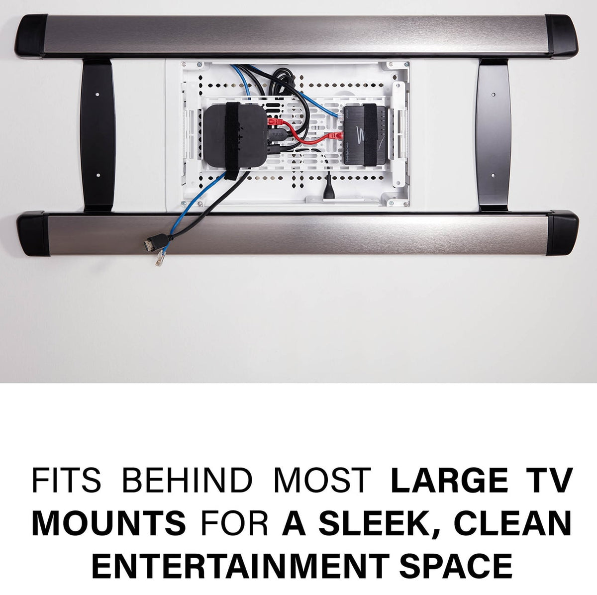 Sanus White 9" TV Media In-Wall Box With Power Supply Kit - SA-IWB9KIT-W1 - image 5