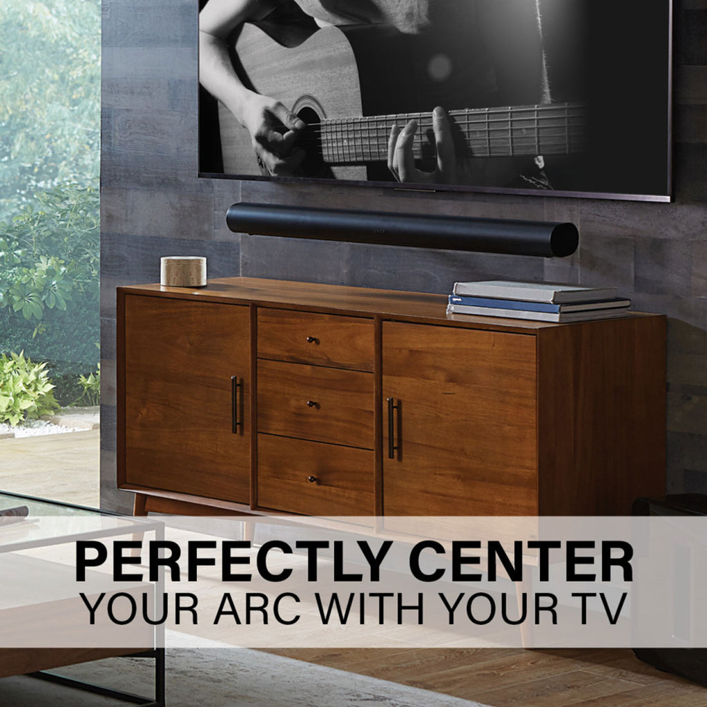 Sanus Black Extendable Soundbar Wall Mount For Sonos Arc Sound Bar - WSSAWM1-B2 - image 6