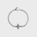 Emanuele Bicocchi Reissue Notre Cross Cross Chain Bracelet - Silver