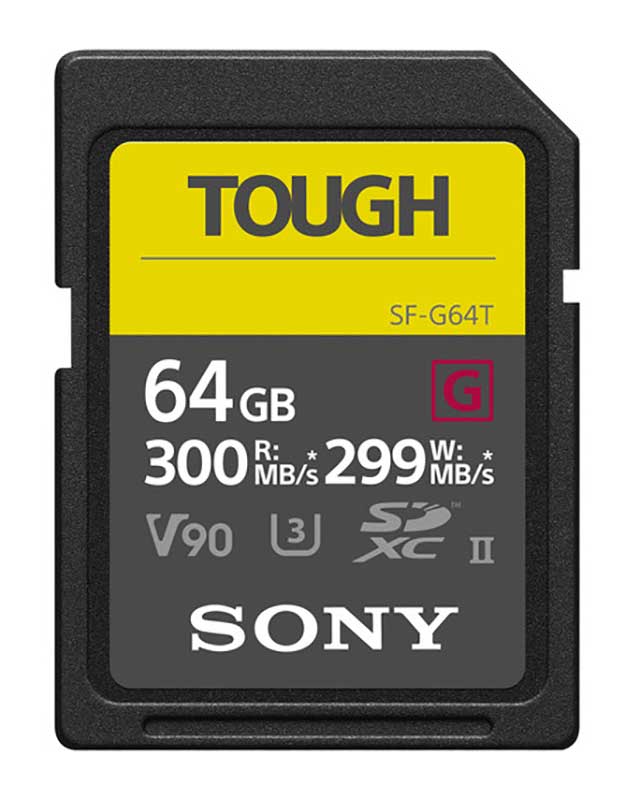 Sony 64GB SF-G Tough Series UHS-II SDHC Memory Card - SF-G64T/T1 - image 1