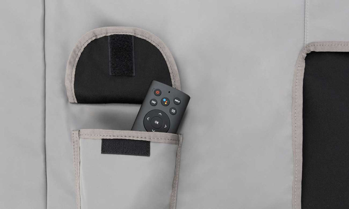 SunBrite 75" Universal Outdoor TV Grey Dust Cover - SB-DC-75-GRY - image 4