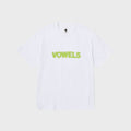 vowels Blur Tee - White