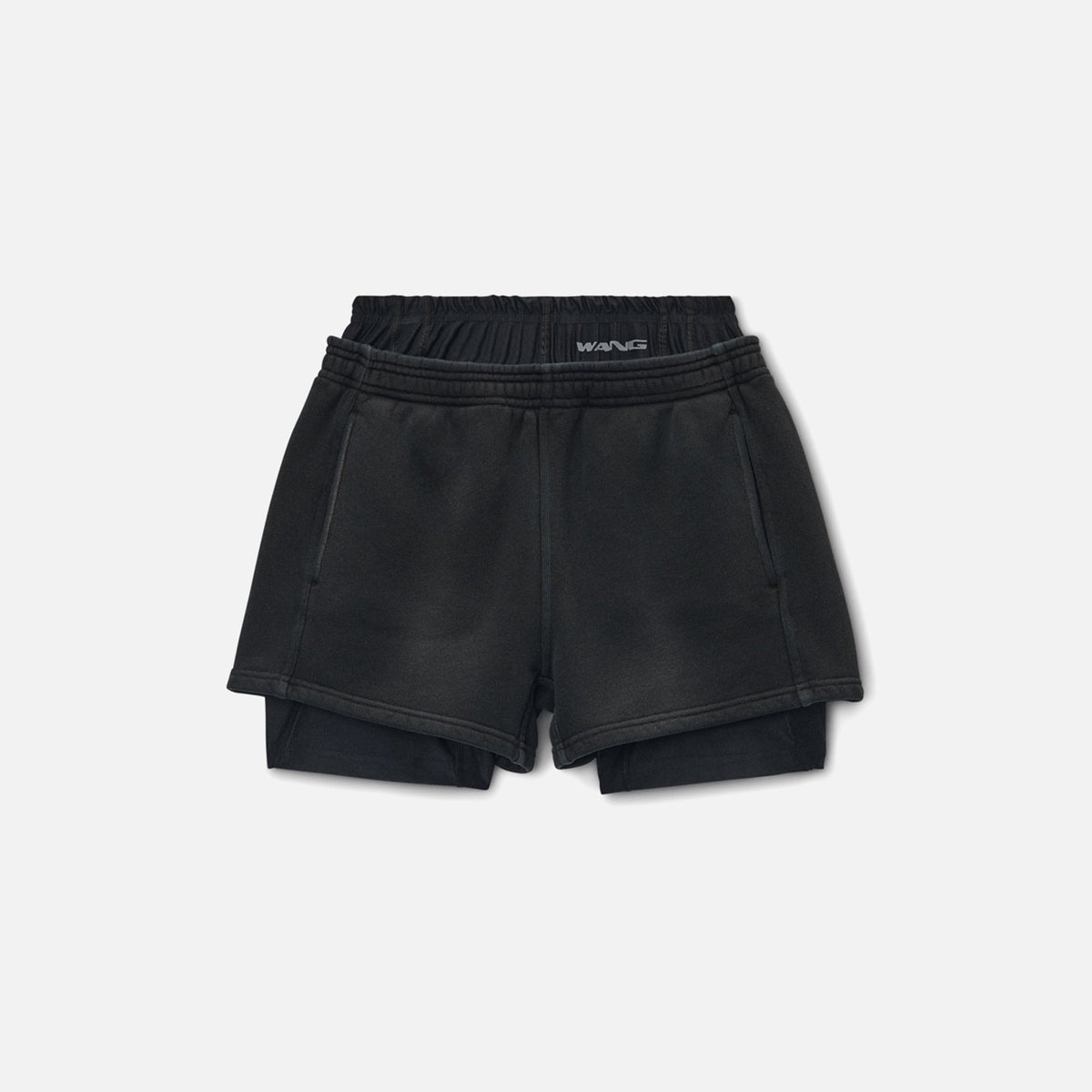 Alexander Wang Prestyled Bike Sweatshort - Washed Black