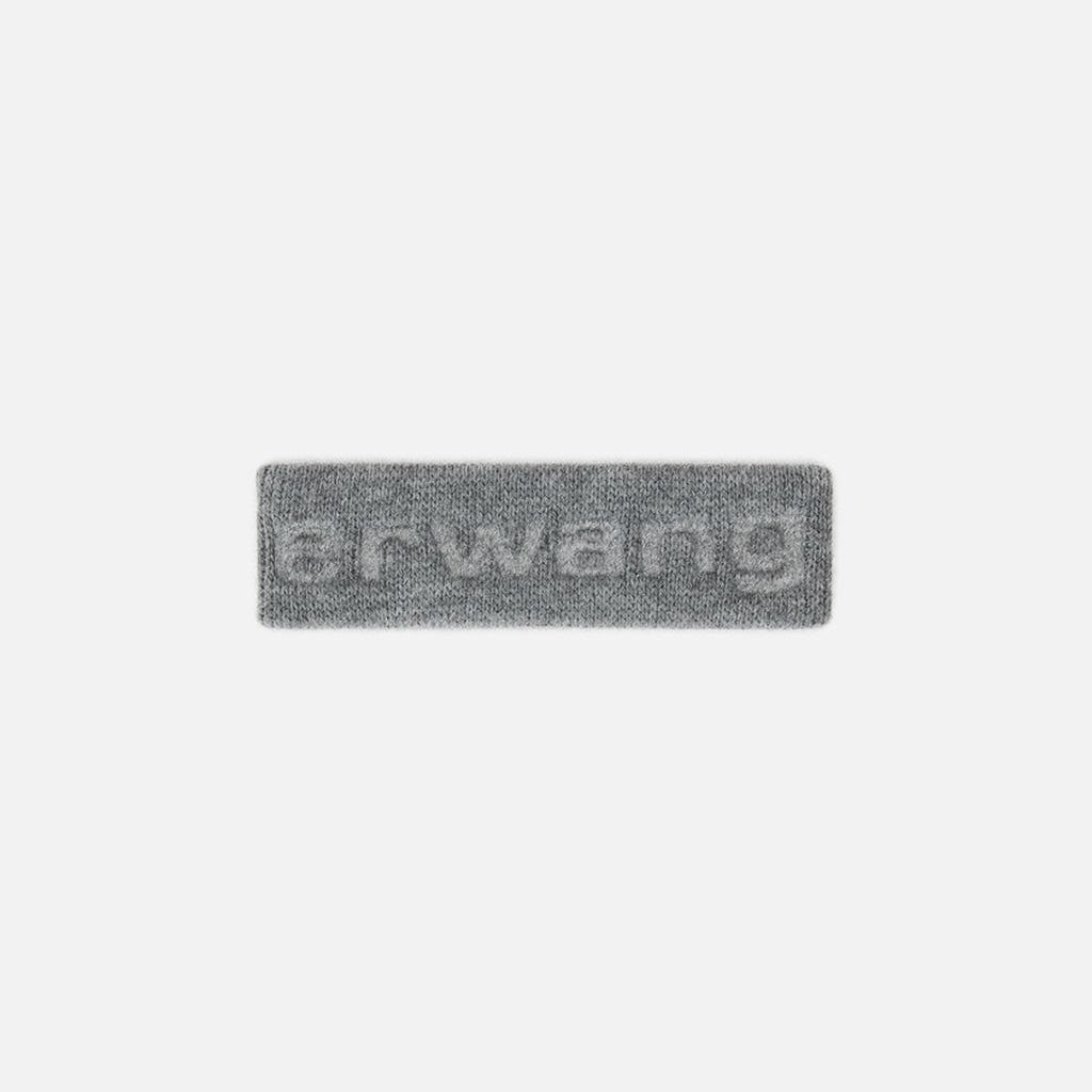 Alexander Wang Deboss Headband - Medium Grey Melange
