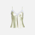 Alexander Wang Butterfly Cami Top with Lace - Pale Mint