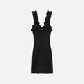 Alexander Wang Smocked Mini Dress - Black
