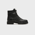 Timberland Woven 6-Inch Lace Up Full Grain Boot - Black