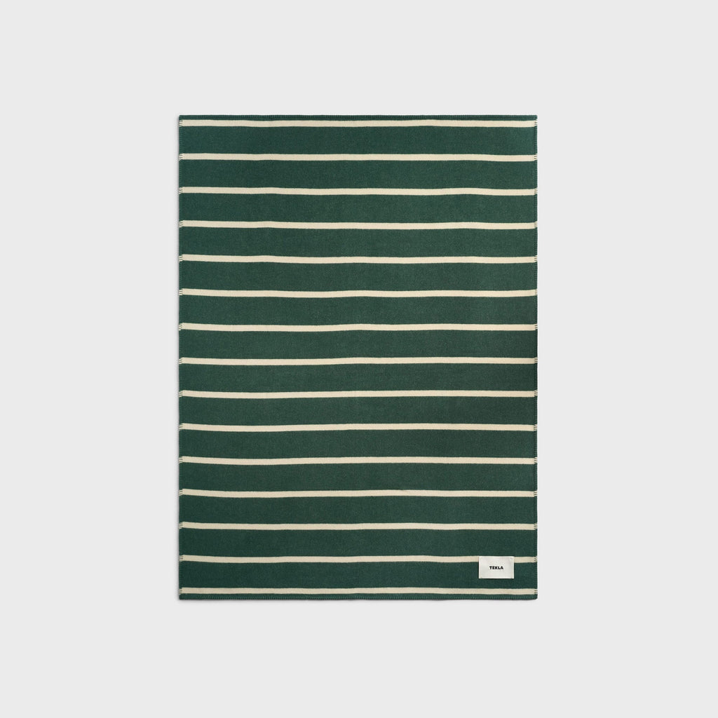 Tekla Lambswool Blanket - Rugby Stripes