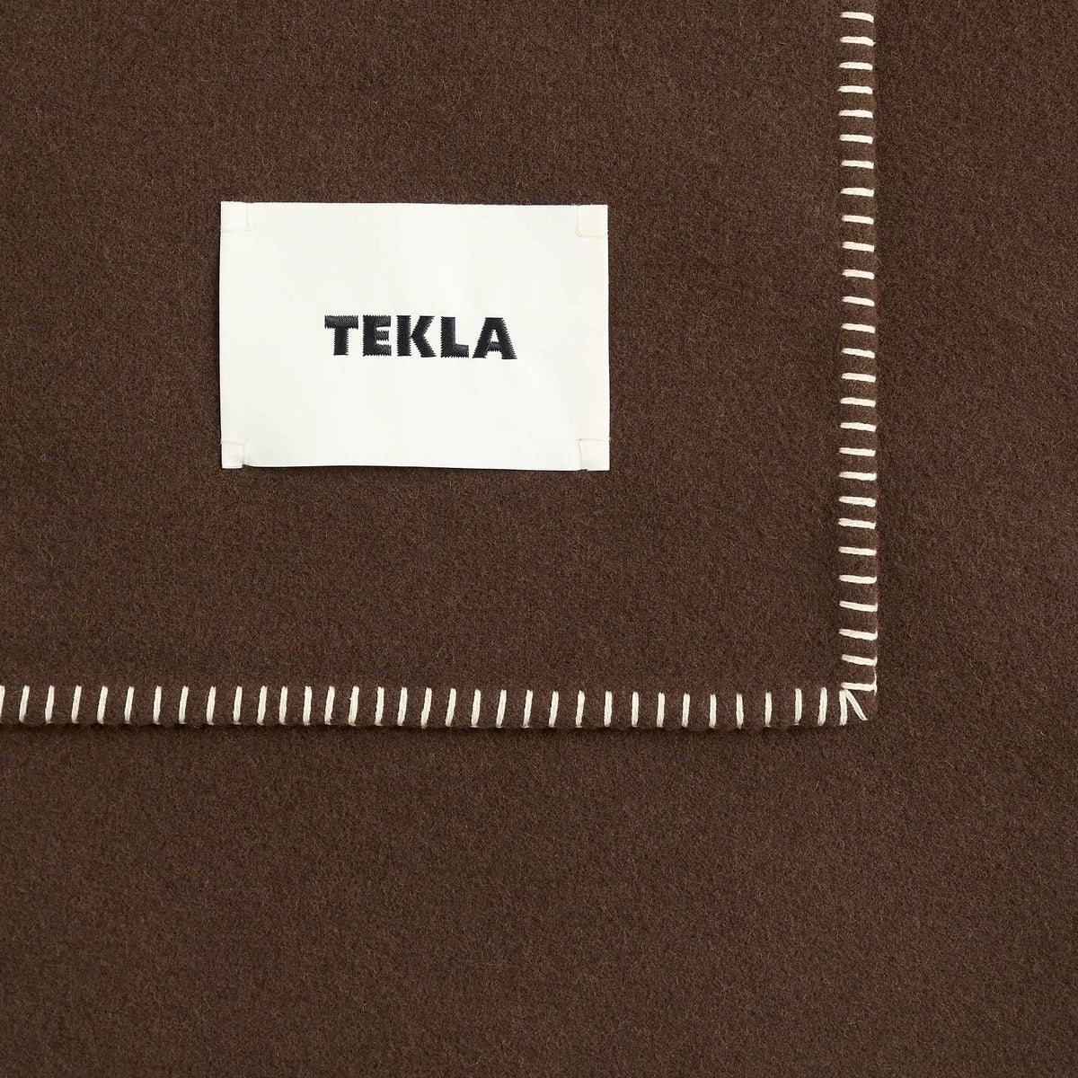Tekla Lambswool Blanket - Walnut