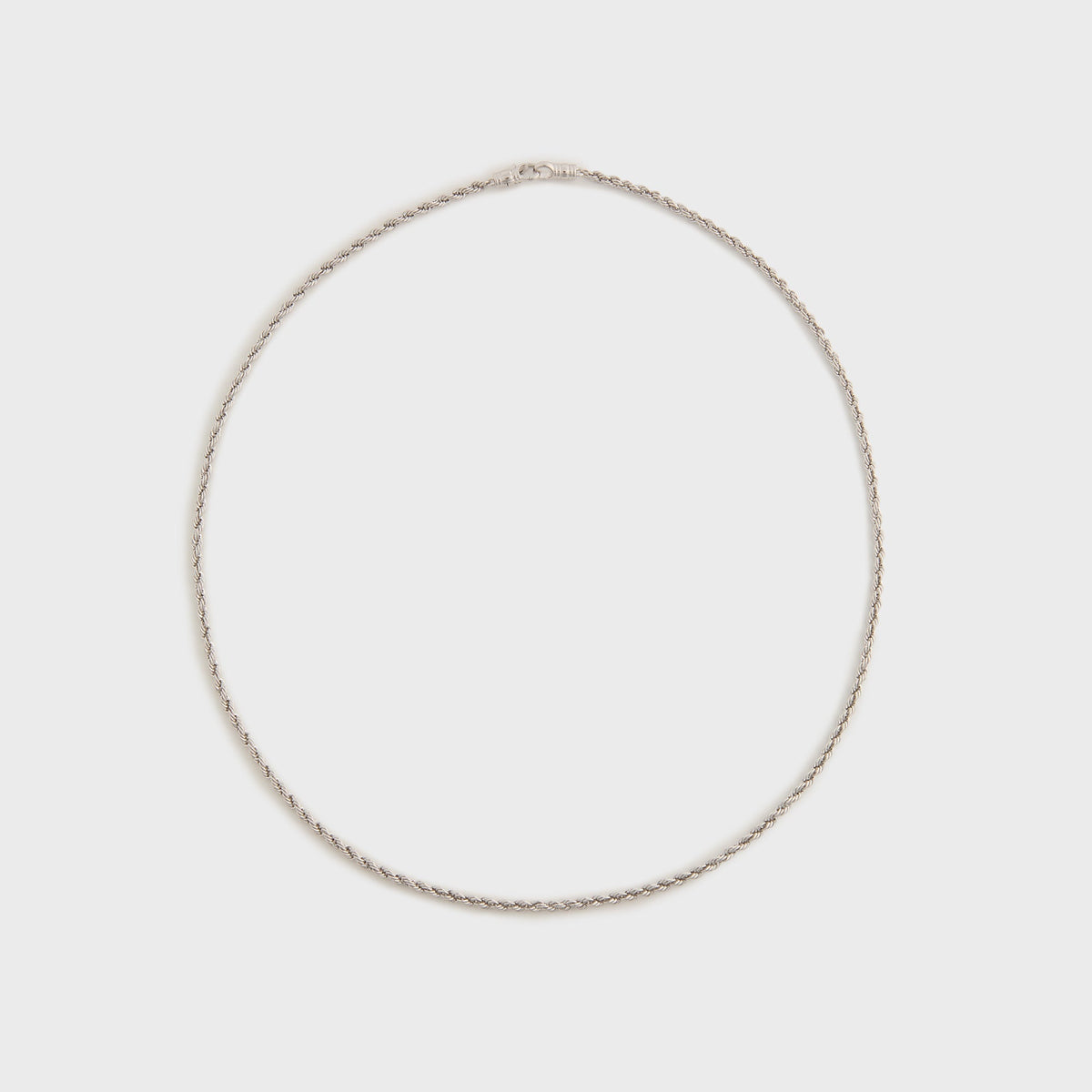 Tom Wood Rope Chain - Silver