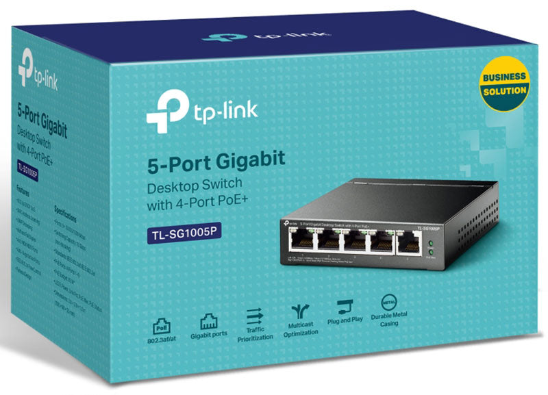 TP-Link 5-Port Gigabit Desktop Switch With 4-Port PoE+ - TLSG1005P - image 8