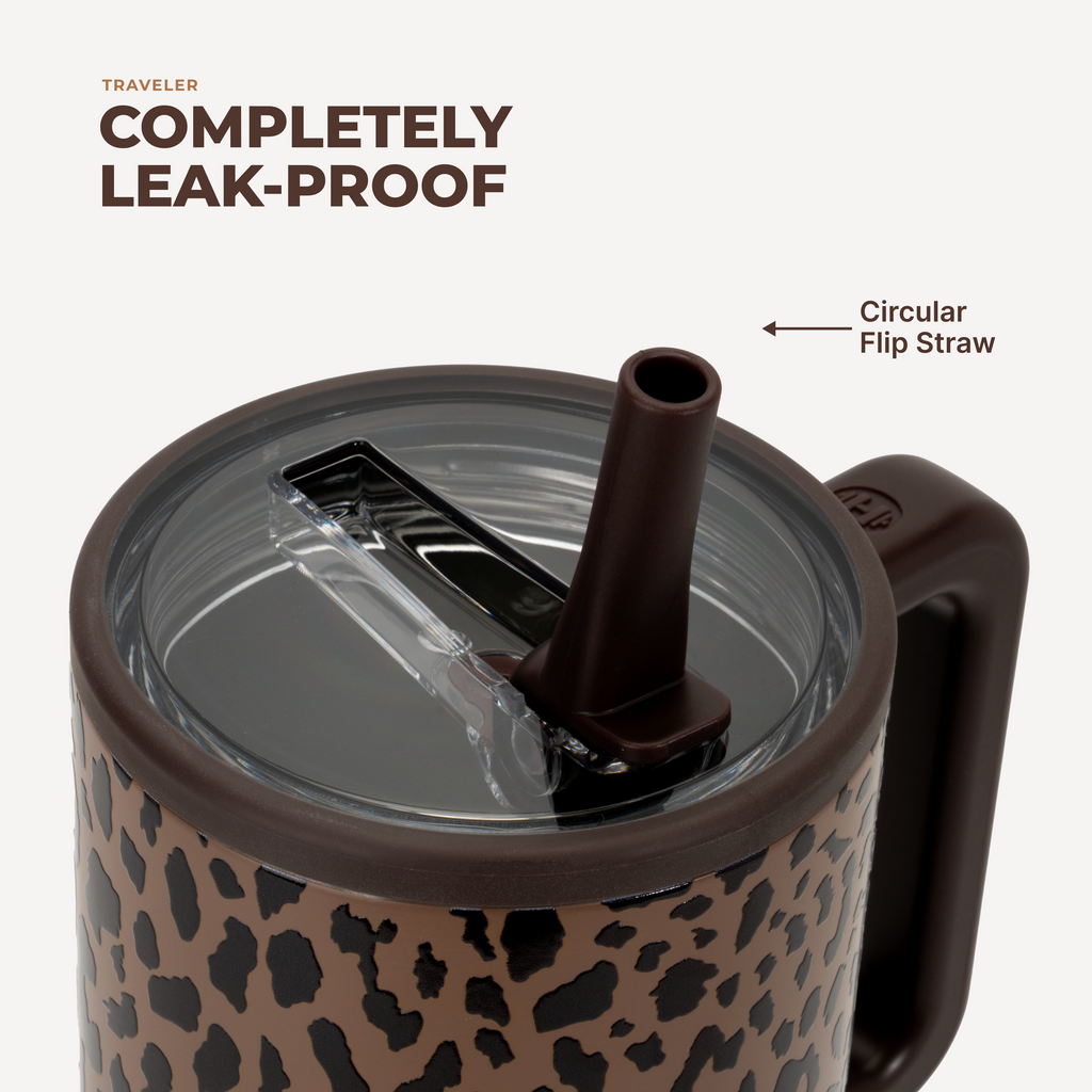 Traveler (40oz) - Brown Leopard - image 3