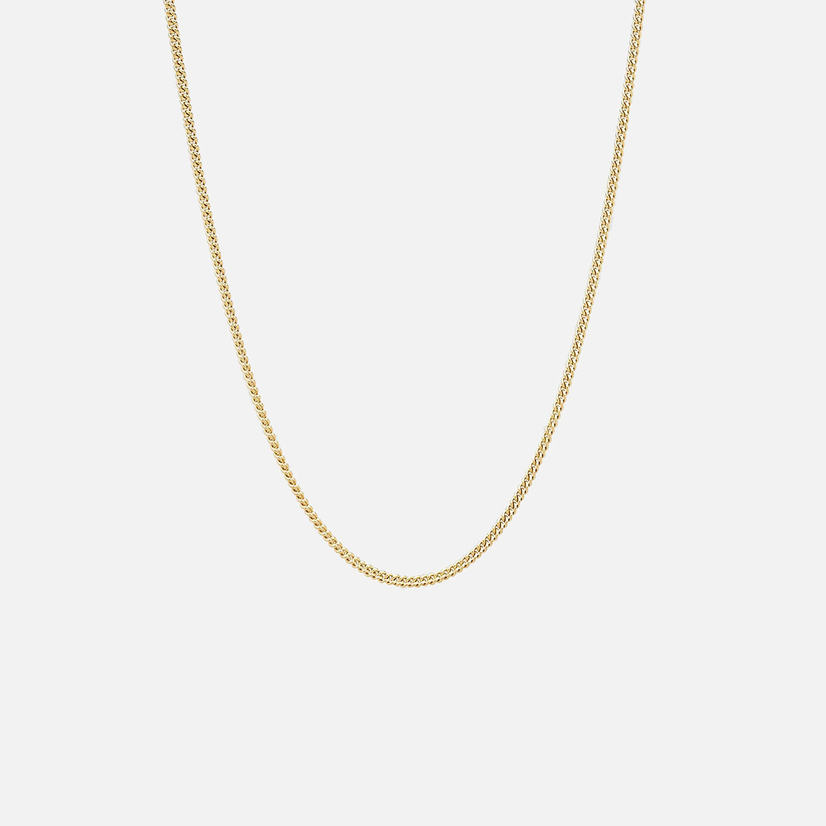 Tom Wood Curb Chain Slim Gold 20.5 inch - Gold