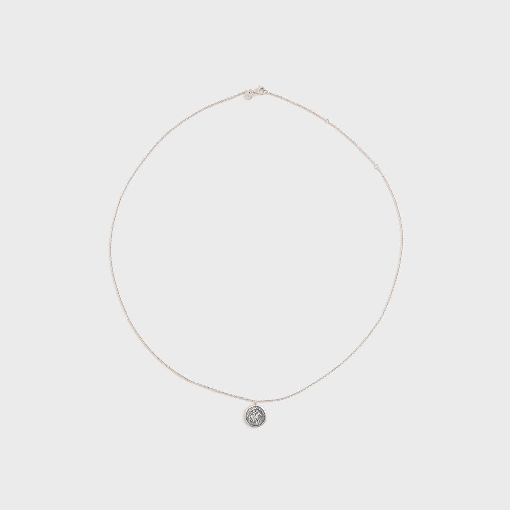 Tom Wood Coin Pendant - Silver