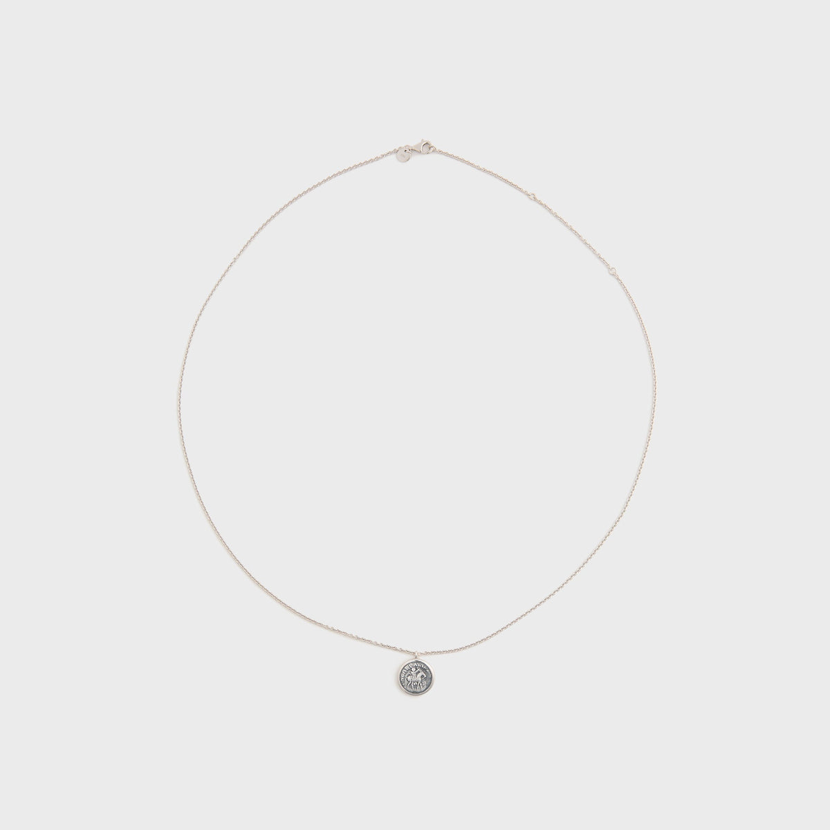 Tom Wood Coin Pendant - Silver