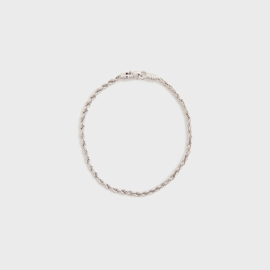 Tom Wood Rope Bracelet - Silver
