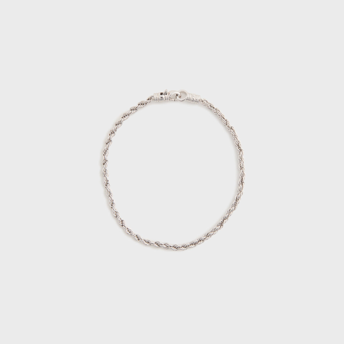 Tom Wood Rope Bracelet - Silver