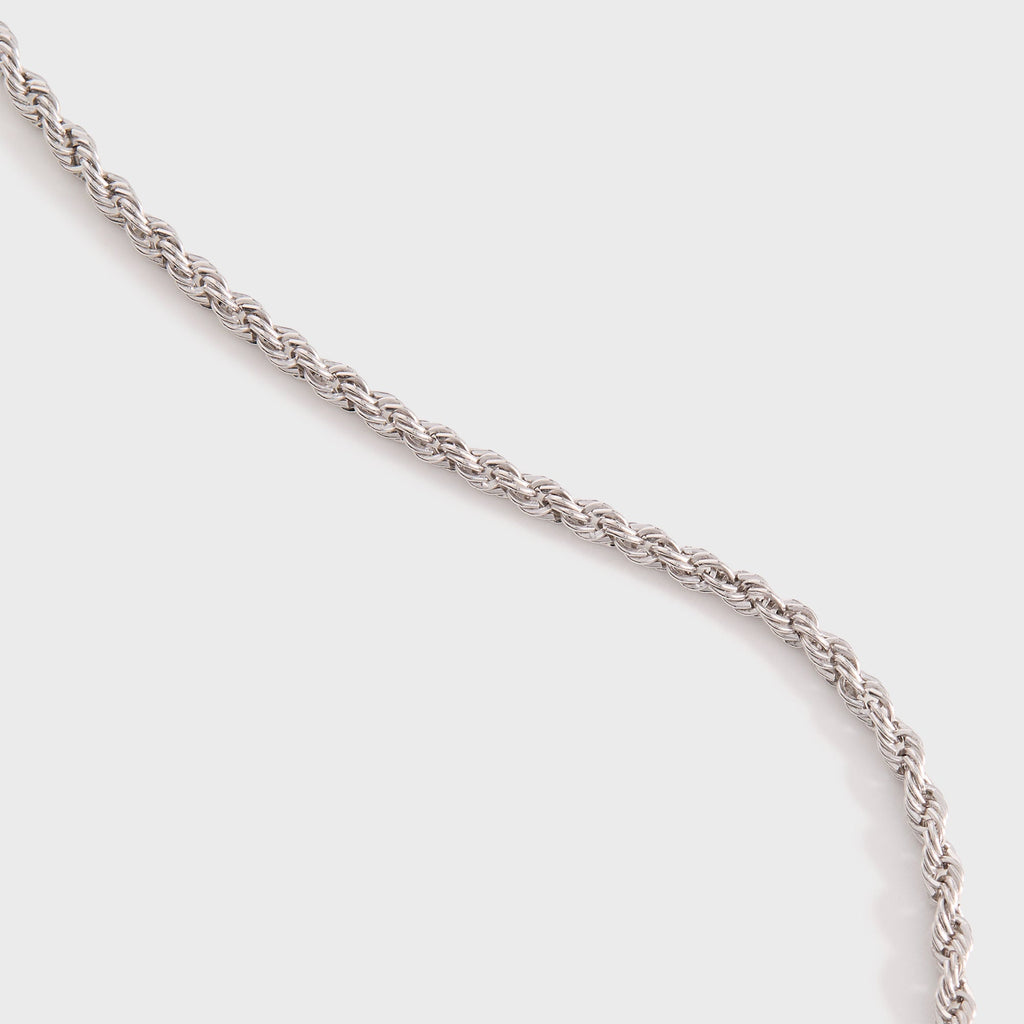 Tom Wood Rope 8.3 Bracelet - Silver