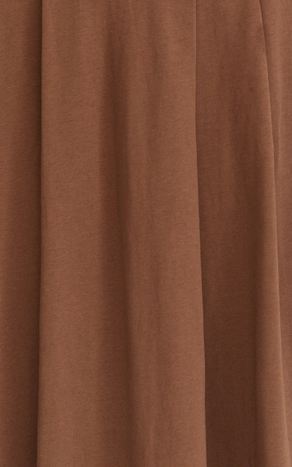 Tami Midi Dress - Off Shoulder Dress in Chocolate