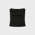 Frankies Bikinis Twilight Poplin Top - Black