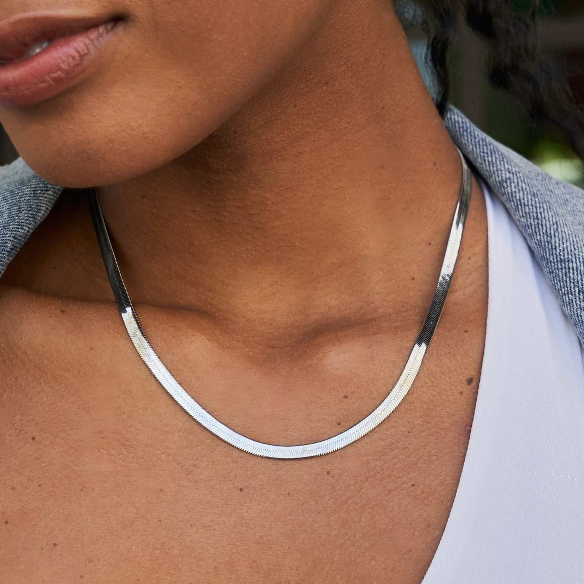 GLD MAS Chains - WOMEN 4mm Herringbone