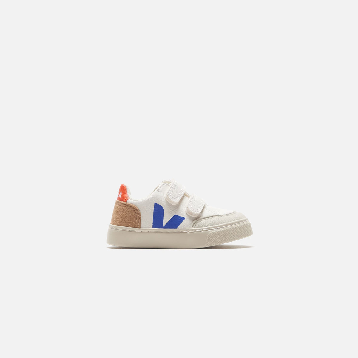 Veja Kids V-12 Chromefree Leather - White Multicolor Miel