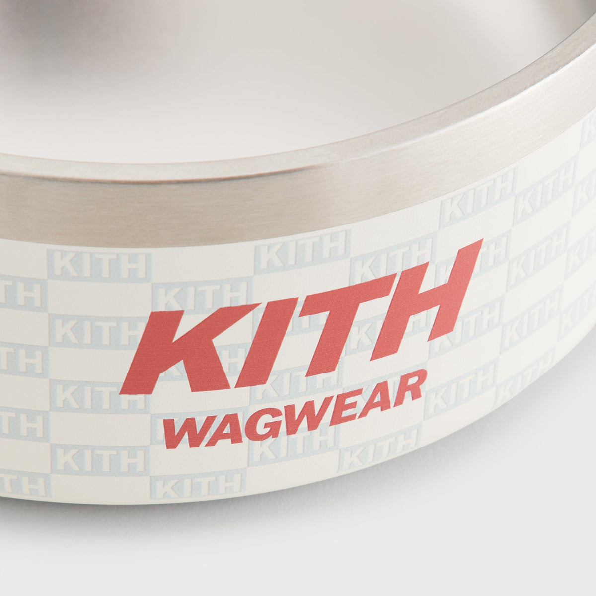 Kith for wagwear Metal Dog Bowl - Sandrift