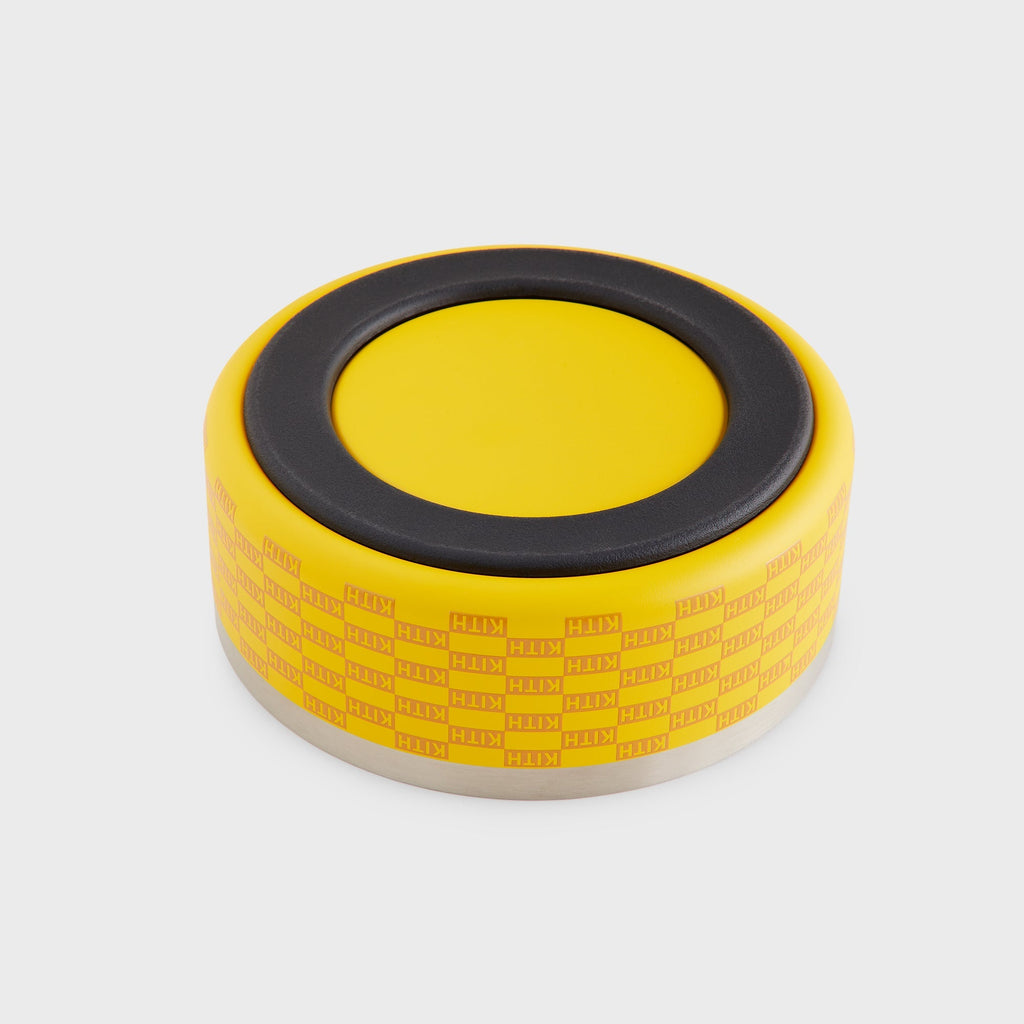 Kith for wagwear Metal Dog Bowl - Yellow
