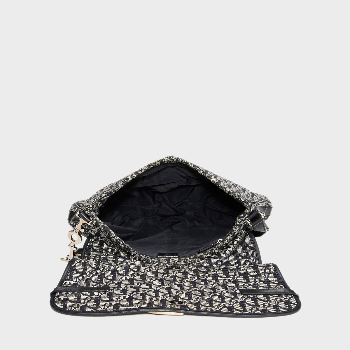 WGACA Christian Dior Vintage Trotter Flap Messenger Bag - Blue