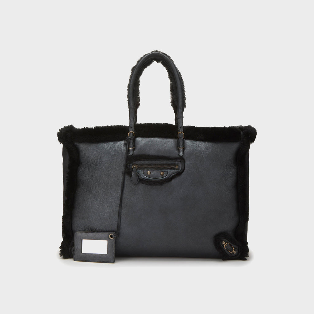 WGACA Balenciaga Shearling Papier A4 Large - Black