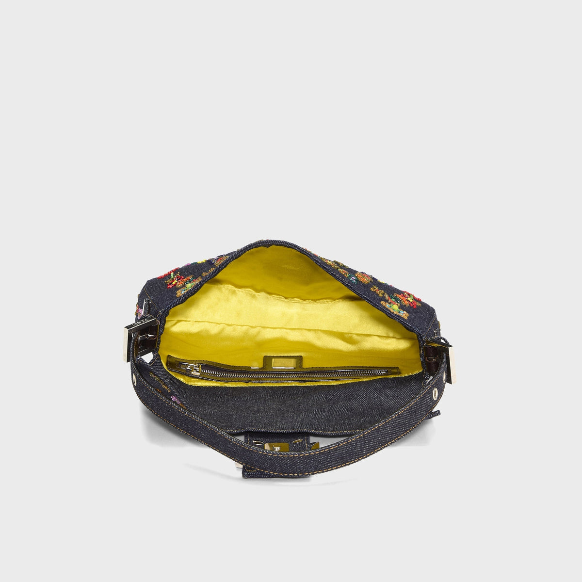WGACA Fendi Denim Baguette - Navy