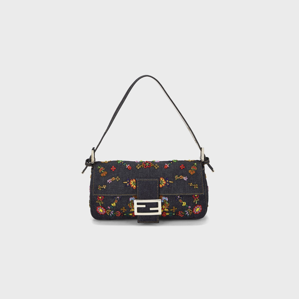 WGACA Fendi Denim Baguette - Navy