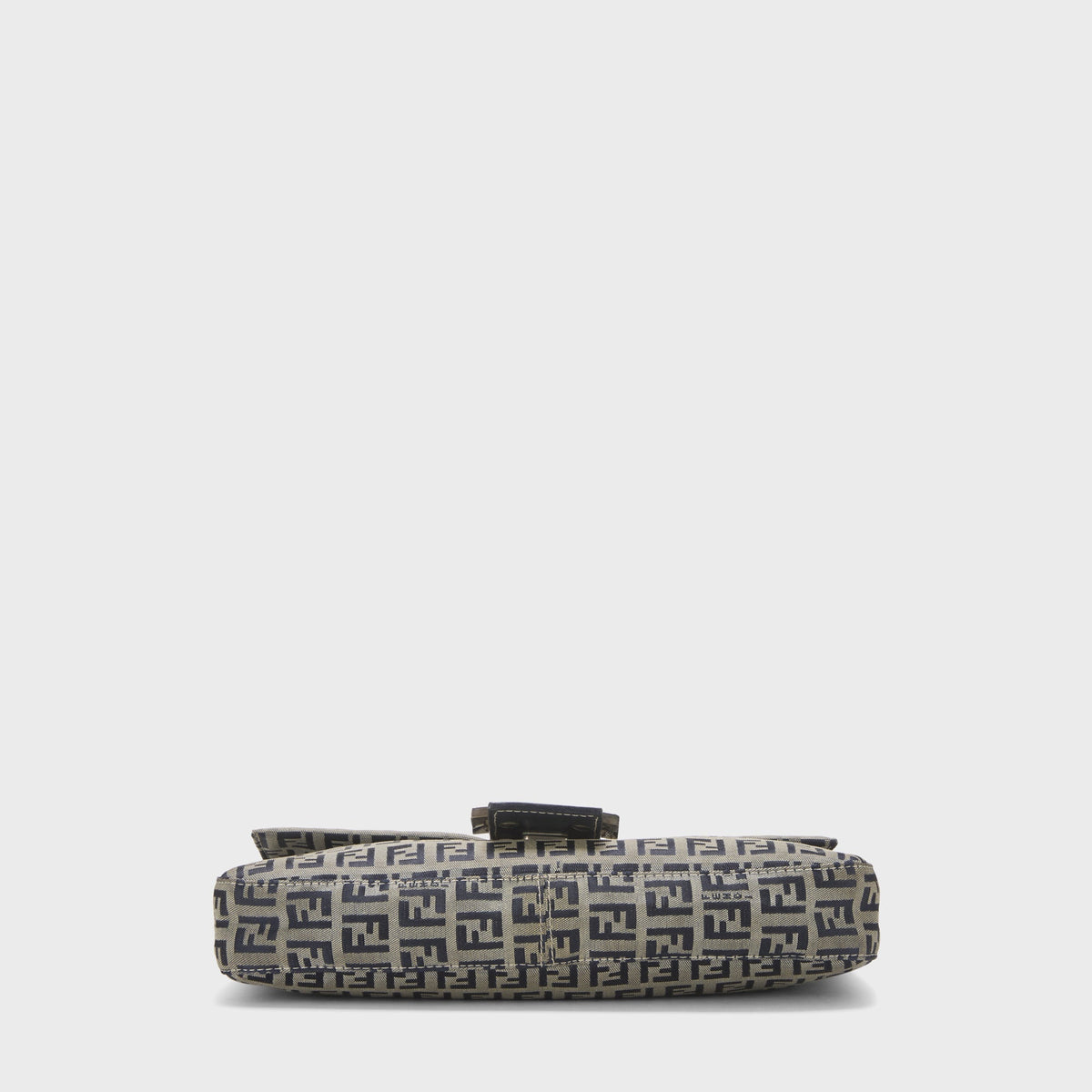 WGACA Fendi Zucchino FF Baguette Shoulder Bag - Navy