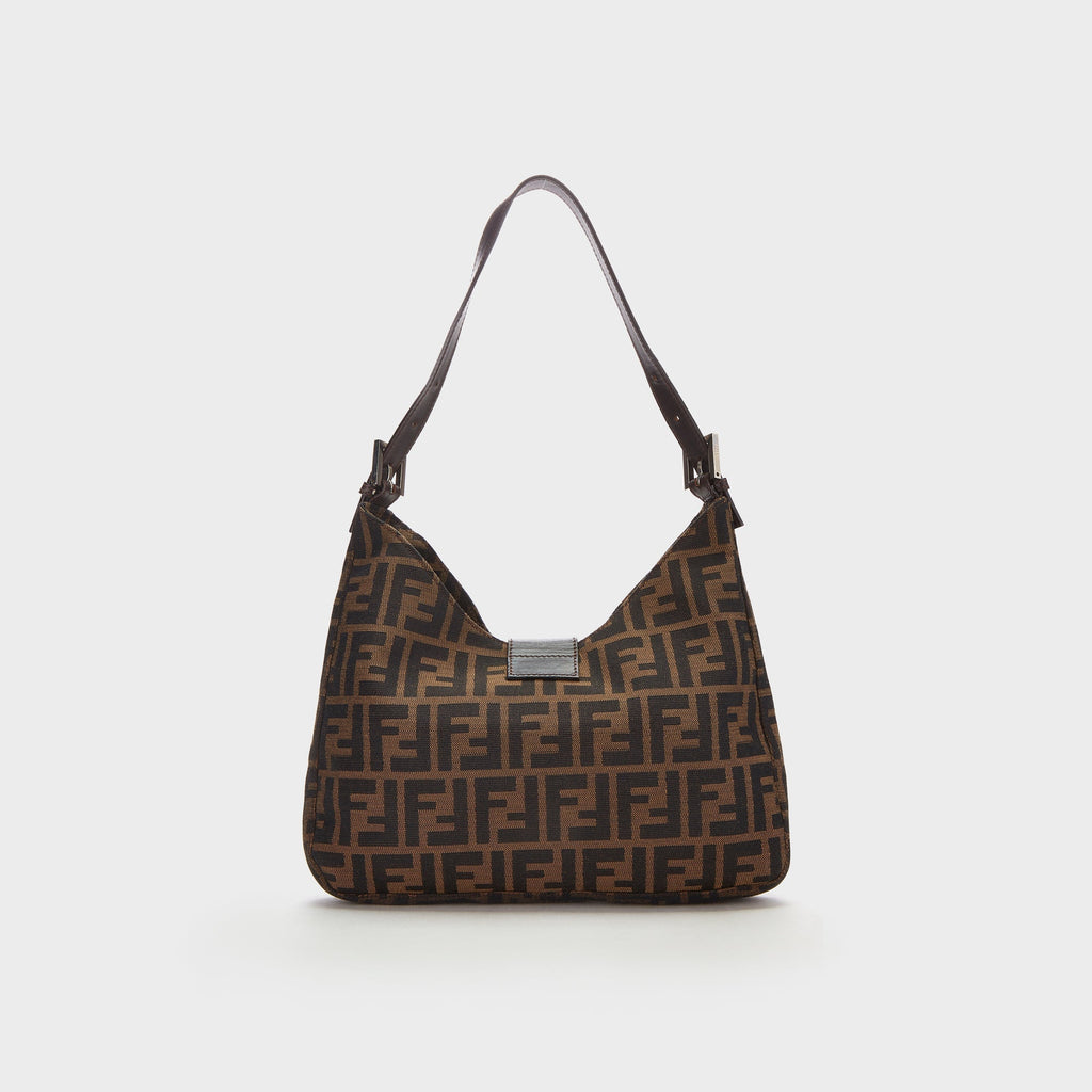 WGACA Fendi Zucca Shoulder - Brown