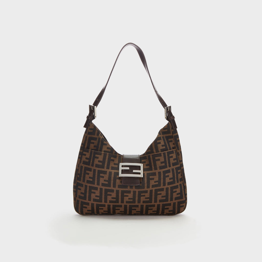 WGACA Fendi Zucca Shoulder - Brown