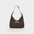 WGACA Fendi Zucca Shoulder - Brown