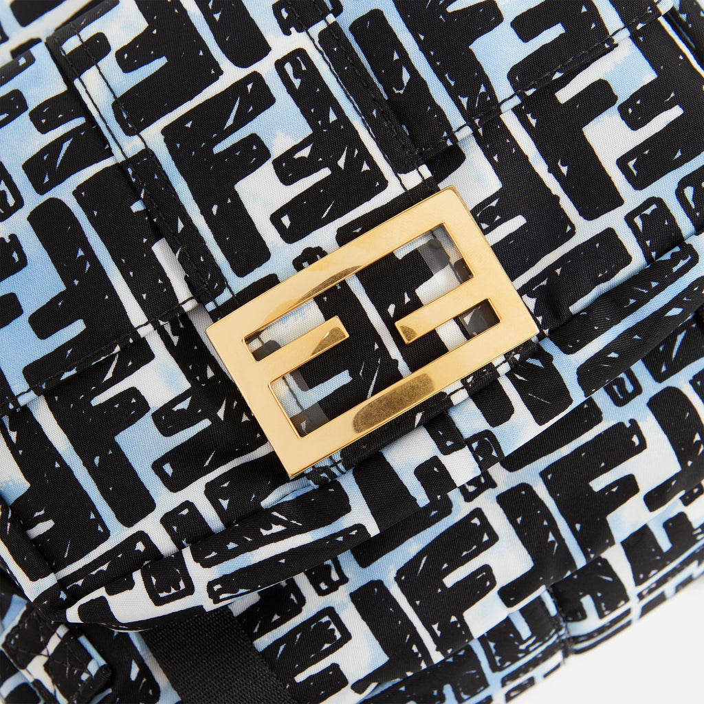 WGACA Fendi Nylon Logo Printed Backpack - Multi