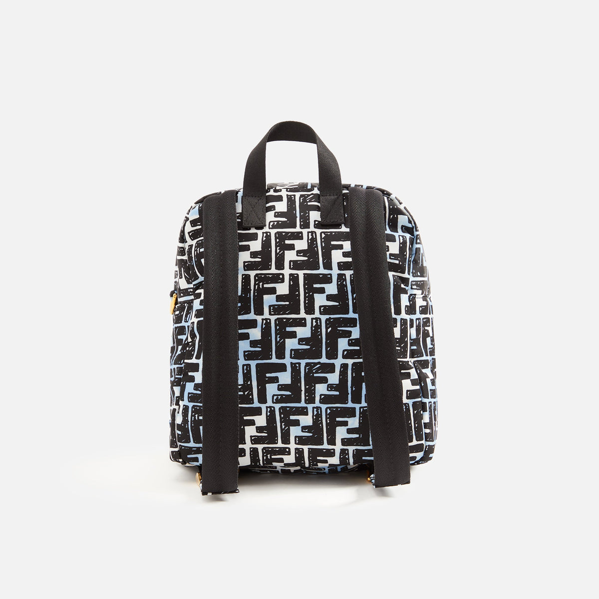 WGACA Fendi Nylon Logo Printed Backpack - Multi