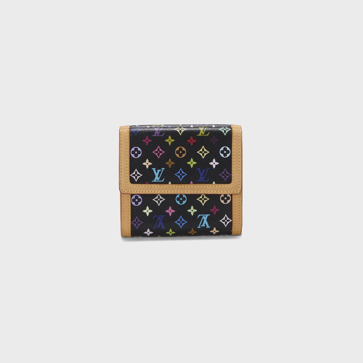 WGACA Louis Vuitton x Takashi Murakami Monogram Multicolore Elise - Black