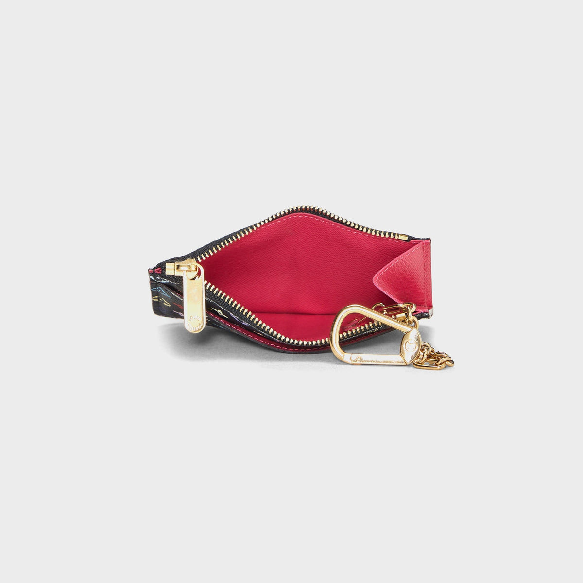 WGACA Louis Vuitton x Takashi Murakami Multi Key Pouch - Black