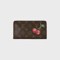 WGACA Louis Vuitton Murakami Cherry Porte Monnaie Zippy - Red