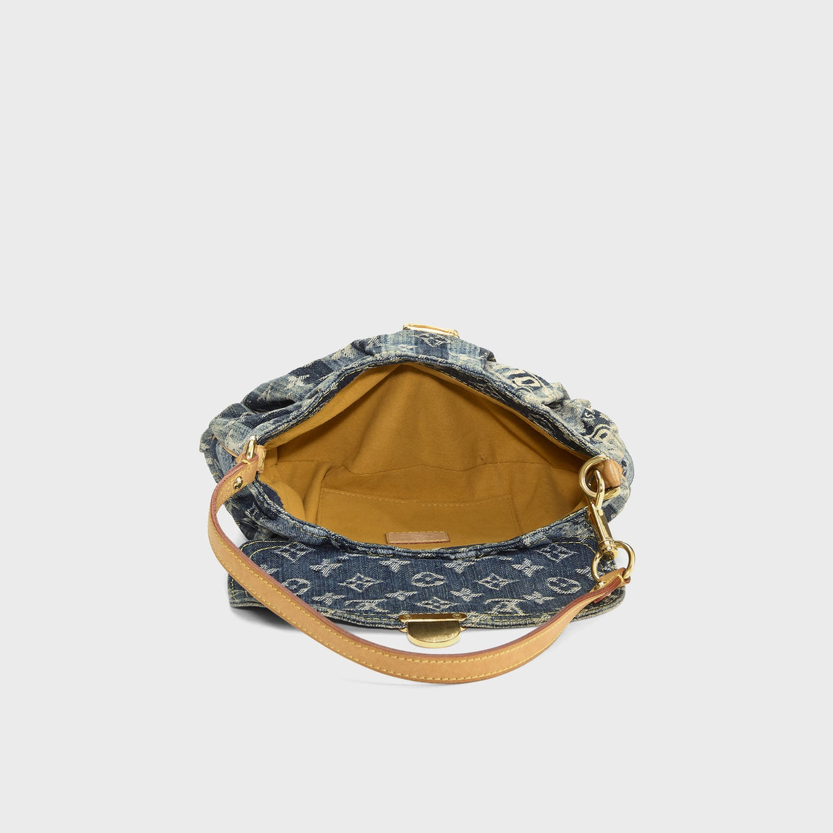 WGACA Louis Vuitton Mini Pleaty Raye Bag - Denim