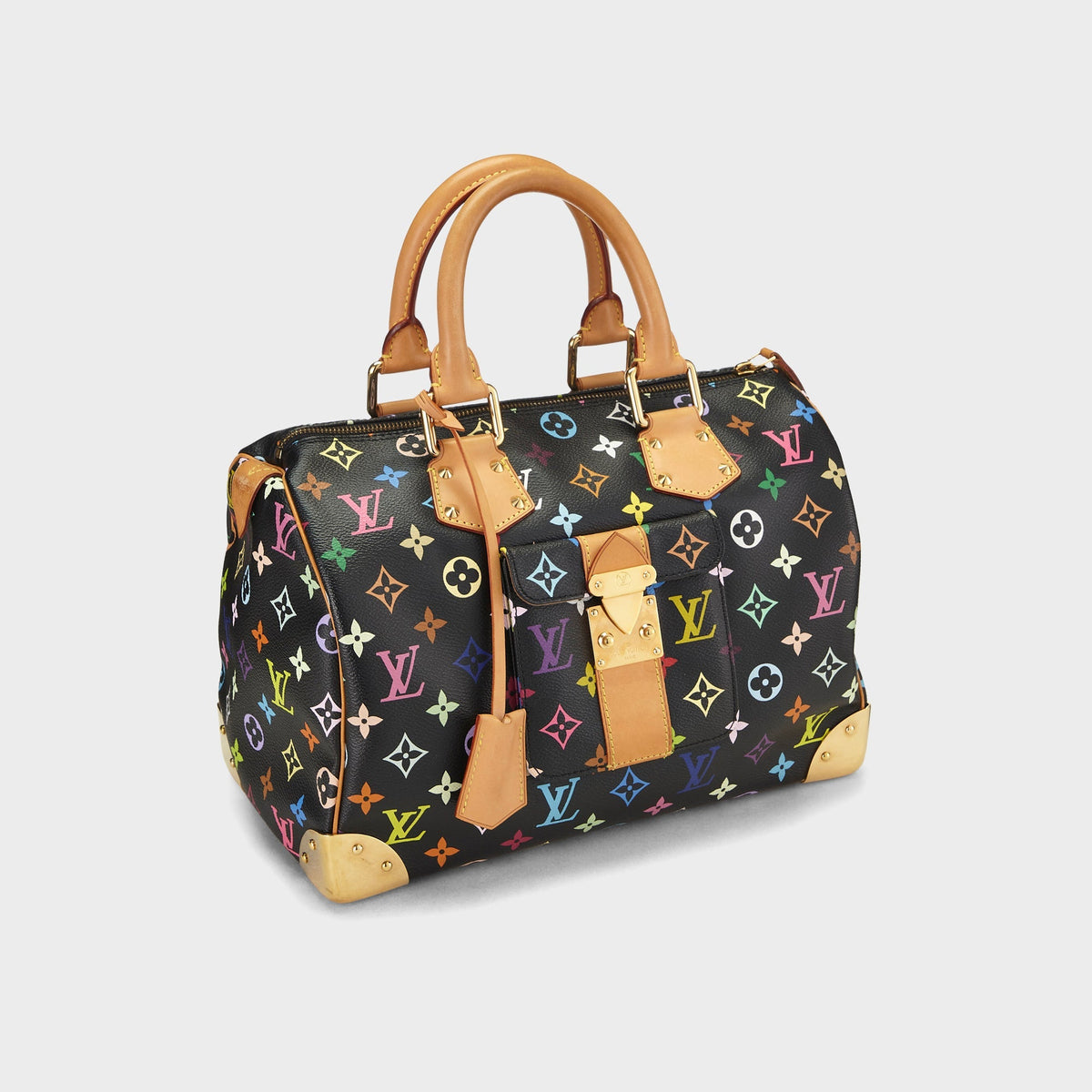 WGACA Louis Vuitton Monogram Multicolor Speedy 30 - White