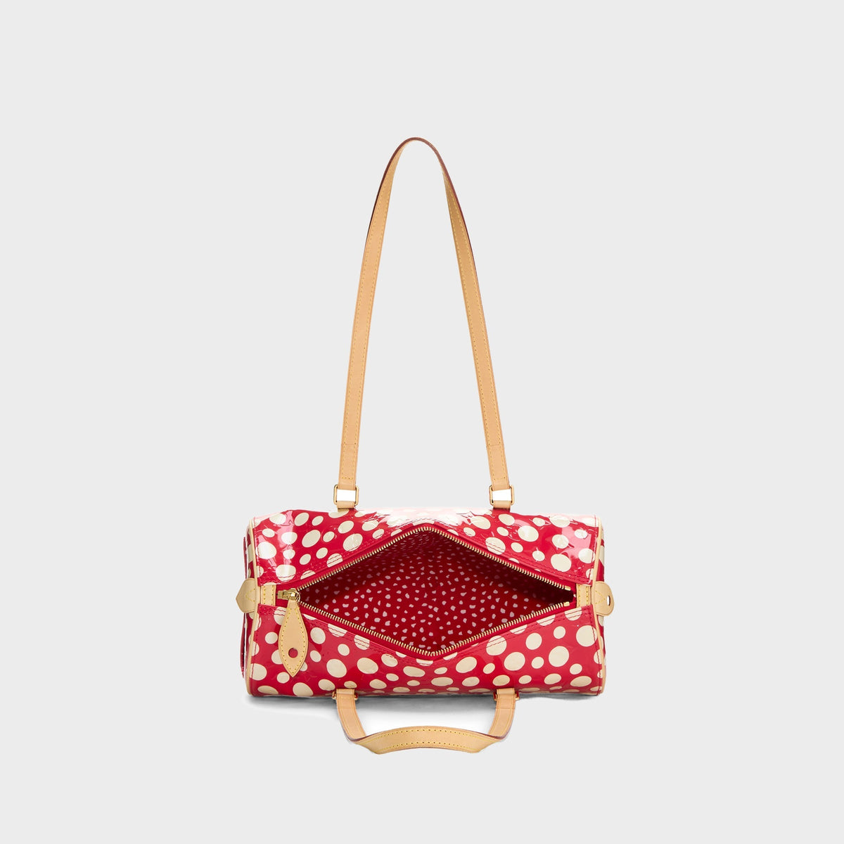 WGACA Louis Vuitton x Yayoi Kusama Red Monogram Dots Infinity Papillon 30 - Red