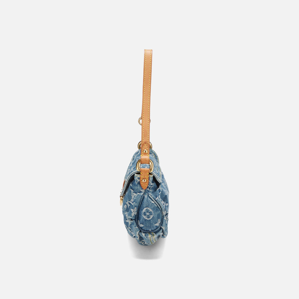 WGACA Louis Vuitton Denim Pleaty Mini - Blue
