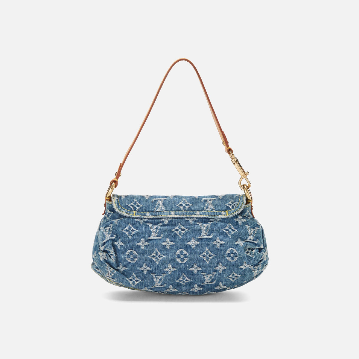 WGACA Louis Vuitton Denim Pleaty Mini - Blue