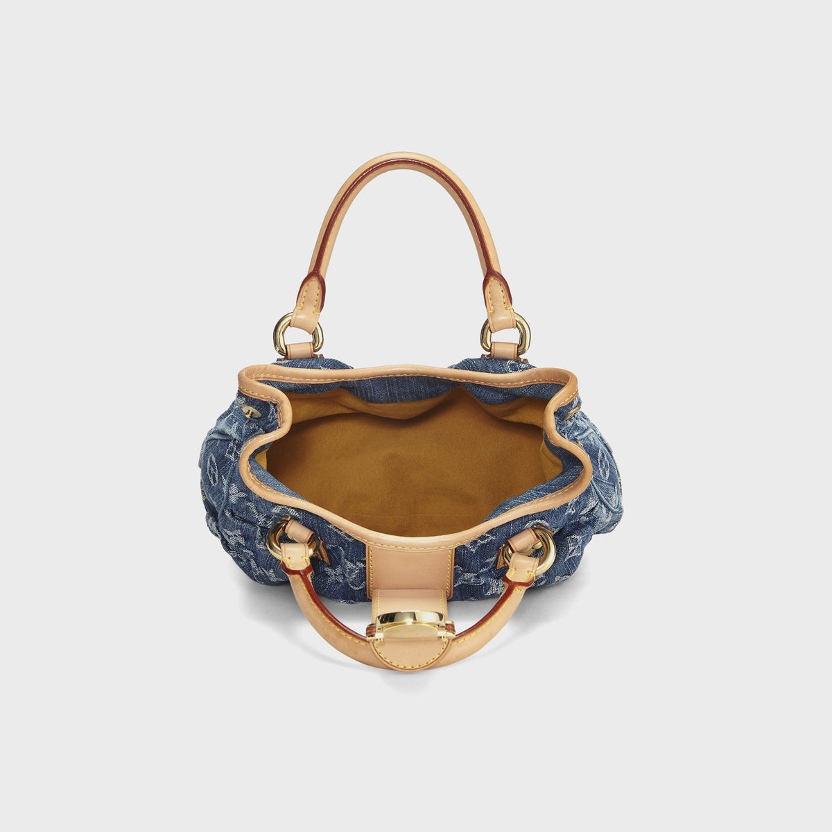 WGACA Louis Vuitton Monogram Denim Pleaty Mini - Blue