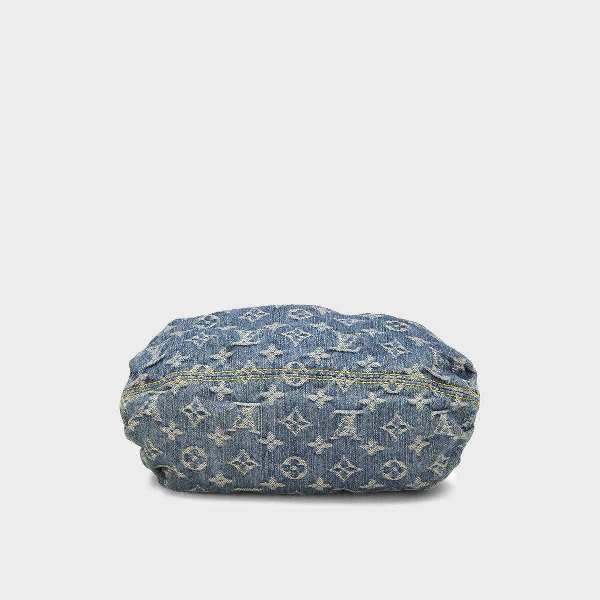WGACA Louis Vuitton Monogram Denim Pleaty Bag - Blue