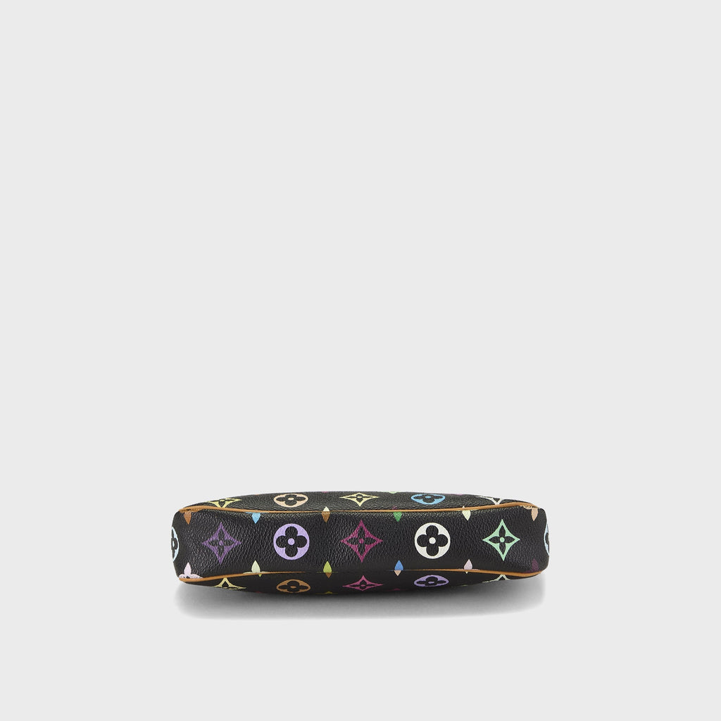 WGACA Louis Vuitton x Takashi Murakami Pochette Accessoires V2 Bag - Black / Multi