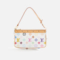 WGACA Louis Vuitton Pochette - White / Multi